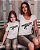 Kit 2 Camisetas Brancas Mãe & Filho (a) Mamasaurus e Minisaurus Funny T-Shirts - Imagem 2