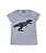 Kit 2 Camisetas Cinzas Mãe & Filho (a) Mamasaurus e Minisaurus Funny T-Shirts - Imagem 2