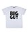 Kit 2 Camisetas Brancas Pai & Filho(a) Big Guy Little Guy Funny T-Shirts - Imagem 3