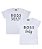 Kit Casal 02 Camisetas Brancas Boss Man & Boss Lady Funny T-Shirts - Imagem 1