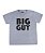 Kit 2 Camisetas Cinzas Pai & Filho(a) Big Guy Little Guy Funny T-Shirts - Imagem 2