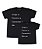 Kit 2 Camisetas Pretas Pai & Filho Amigo Parceiro Funny T-Shirts - Imagem 1