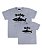 Kit 2 Camisetas Cinzas Pai & Filho (a) Baby e Daddy Shark Funny T-Shirts - Imagem 1