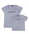 Kit 2 Camisetas Cinzas Mãe e Filho Queen e Prince Funny T-Shirts - Imagem 1