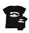 Kit Body Mãe & Filho Mommy Shark & Baby Shark Funny T-Shirts - Imagem 2