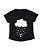 Camiseta Barra Redonda Feminina Chuva de Amor Funny T-Shirts - Imagem 3
