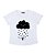 Camiseta Barra Redonda Feminina Chuva de Amor Funny T-Shirts - Imagem 1