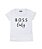 Camiseta Baby Look Feminina Boss Lady Funny T-Shirts - Imagem 1
