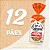 Kit com 12 Pães Aminna sem Glúten, sem Açúcar, Cenoura, 400g - ID: 155 - Imagem 2