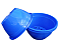 Vaso Azul Tipo Cuia (3 un) - Imagem 1
