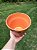 Cachepo de Ceramica Laranja com Textura - Imagem 3