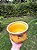 Cachepo de Ceramica Amarelo com Textura - Imagem 5