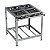 FOGÃO INOX METALMAQ 4 BOCAS 2QS 2QD M14 STORI PREMIUM 30x30 P6,5 AISI 430 R.APIS - 16344 - Imagem 1