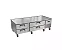 REFRIGERADOR BASE DE COCÇÃO COM GAVETAS VENANCIO PRIME 180 (CHEF BASE REFRIGERADO) - Imagem 1