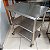 BASE DE APOIO PARA TOSTADOR DE PÃES C/ ROD. 500X800X900mm SULFISA SEMINOVO - Imagem 2