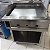 CHAPA SEM MARCA A GAS 800x770x350mm - LISA - COM ESPELHO TRASEIRO - Imagem 1