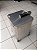 CARRO P/ DETRITOS 80 L C/ PEDAL INOX-304 - 400X400X700MM SEMI NOVO - Imagem 2