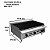CHAR BROILER A GAS 90 X 73 X 42 CM VENANCIO PCG090G-ME - Imagem 1