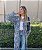 Maxi Cardigan Jacquard Azul - Imagem 2