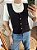 Colete Tricot Prince Preto - Imagem 2