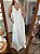 Vestido Oriente Off-white - Imagem 1