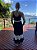 Vestido Paraty Preto e Areia - Imagem 4