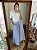 Saia Ritz Marinho e Off-white - Imagem 1