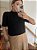 Cropped Tricot Valerie Preto - Imagem 1
