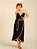 Vestido Transpassado Serena Preto - Imagem 1