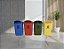 Lixeira Coleta Seletiva 50L - Kit com Suporte 4 Cestos - Imagem 5