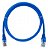 CABO DE REDE CAT5E PATCH CORD RJ45 AZUL (2 MTS) - Imagem 1