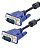 Cabo Vga Macho Para Monitor Projetor Lcd Pc Tv Telão 1,5 Metros - Imagem 2