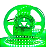FITA DE LED 12V VERDE 3528 120LED + IP20 + 5M7890017601818 - Imagem 1