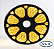 FITA DE LED 110V BRANCO QUENTE (3000K) 5050 60LED + IP67 + 100M (TOMADA) - Imagem 1