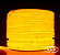 FITA DE LED NEON SILICONADA 110V AMARELO 360° 3528 144LED + IP67 + 100M (TOMADA) - Imagem 1