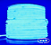 FITA DE LED NEON SILICONADA 110V AZUL 360° 3528 144LED + IP67 + 100M (TOMADA) - Imagem 1