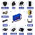 Bateria Li-ion 18650 24V 5000mah Placa BMS + indicador de carga - Imagem 6