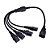 CABO DE FORÇA ADAPTADOR CPU MACHO C14 X 4 VIAS CPU FEMEA C13 10A (1,5MTS) - Imagem 1