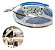 FITA DE LED 110V BRANCO NEUTRO (4000K) 3528 240LED + IP20 + 10M (TOMADA) - Imagem 1