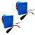 Kit 2 Baterias Litio 12v 2400mah Portatil Recarregavel C/bms - Imagem 1