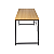 Mesa em ferro e MDF IEB 0131 - Imagem 2