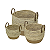 Kit Cestos IEB 0145 com fibra natural - Imagem 1