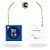 500 Tags Personalizadas 4,8 x 4,8 cm Frente e Verso - Imagem 1