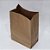 SACO SOS FAST FOOD SEM ESTAMPA 18X10X30CM CX C/100 5KG DUPACK - Imagem 2