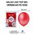 BALAO LISO TOP 065 VERMELHO FD 5X50 - Imagem 1