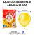 BALAO LISO GRANFESTA 09 AMARELO FD 5X50 - Imagem 1
