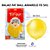 BALAO FAT BALL AMARELO FD 5X1 - Imagem 1