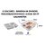 G 324/100CJ - BANDEJA 04 DIVISOES FREEZER&MICROONDAS 1225ML BR PP GALVANOTEK - Imagem 1