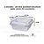 G 650/300CJ - UM DOCE QUADRADO MILLENIUM 200ML CRISTAL PET GALVANOTEK - Imagem 1