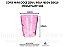COPO MINI DOCE 25ML ROSA NEON 50X10 STRAWPLAST 548 - Imagem 1